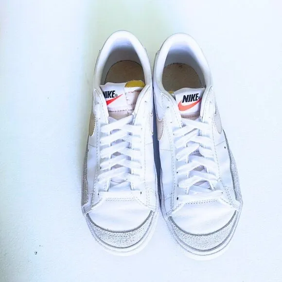 Nike Women's White Blazer Low Platform Shoes Size 5.5