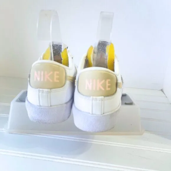 Nike Women's White Blazer Low Platform Shoes Size 5.5