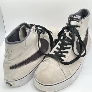 Nike Zoom Blazer SB Canvas Sail Black White Gum &quot;Two Up&quot; 647565-107 Men's 11