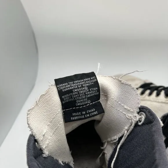 Nike Zoom Blazer SB Canvas Sail Black White Gum &quot;Two Up&quot; 647565-107 Men's 11