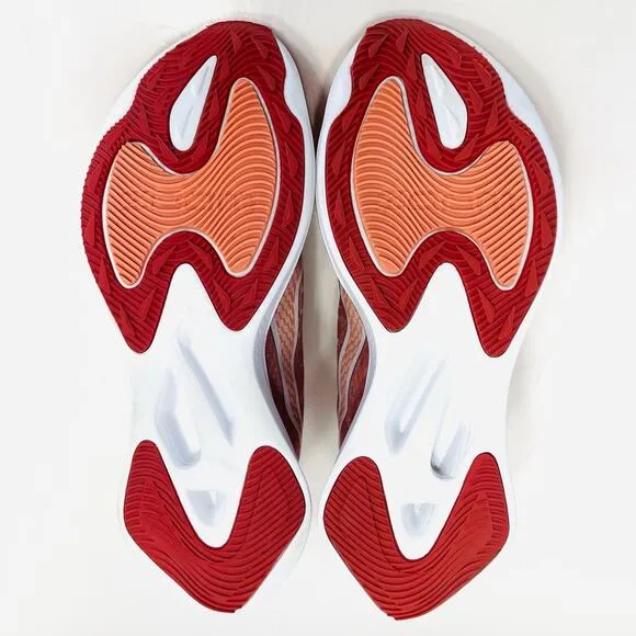 NIKE ZOOM GRAVITY ORANG AND WHITE RUNNING SHOES ATHLEISURE SNEAKERS