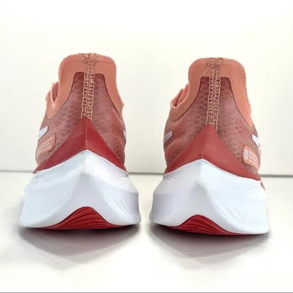 NIKE ZOOM GRAVITY ORANG AND WHITE RUNNING SHOES ATHLEISURE SNEAKERS