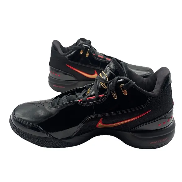 Nike Zoom Lebron NXXT GEN AMPD Black/Metallic Gold Men's Size 12 Brand New