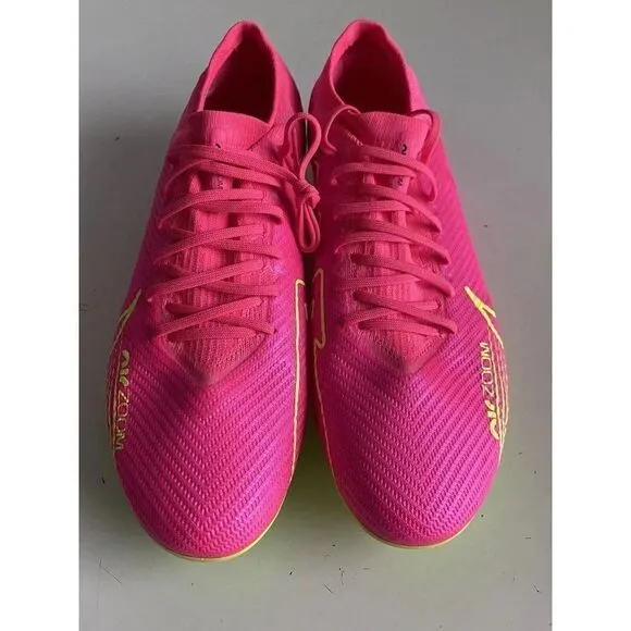 Nike Zoom Mercurial Vapor 15 Pro FG Soccer Cleats Pink DJ5603-605 Men’s Size 13