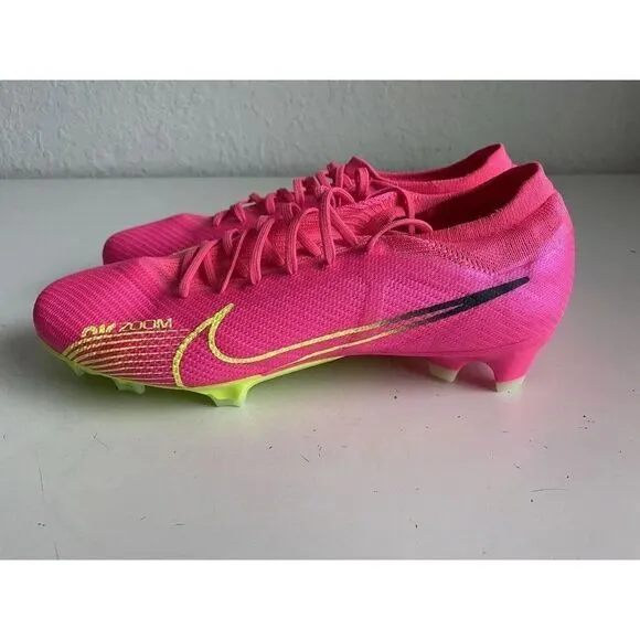 Nike Zoom Mercurial Vapor 15 Pro FG Soccer Cleats Pink DJ5603-605 Men’s Size 13