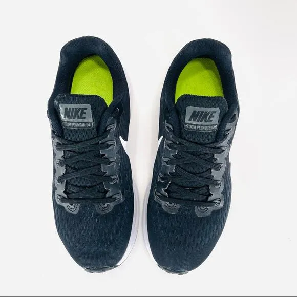 NIKE ZOOM PEGASUS 34 BLACK AND WHITE RUNNING SHOES / ATHLEISURE SNEAKERS