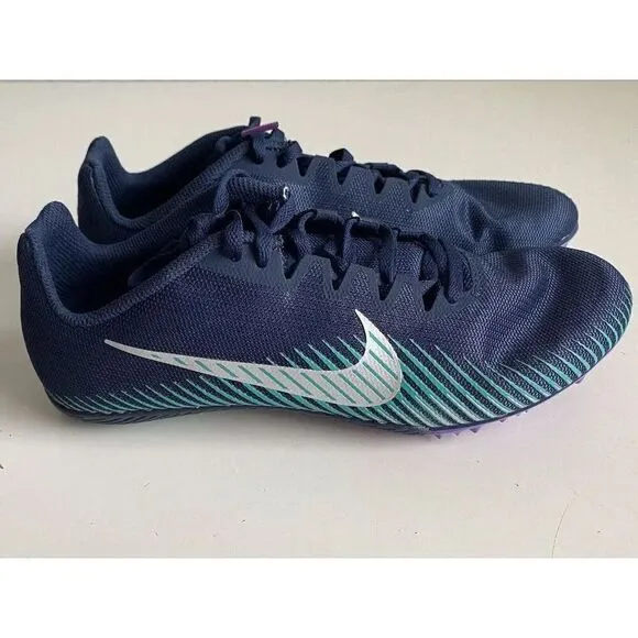 Nike Zoom Rival M 9 Versatile Track &amp; Field Spikes Blue AH1020-406 Men’s Sz 9