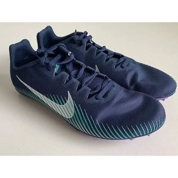 Nike Zoom Rival M 9 Versatile Track &amp; Field Spikes Blue AH1020-406 Men’s Sz 9