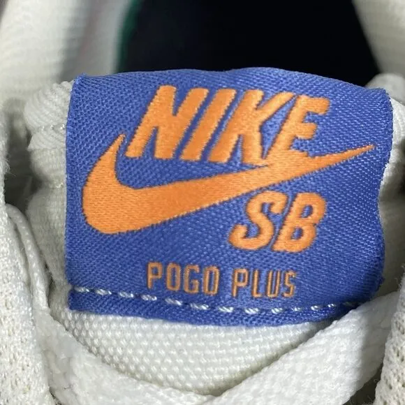 Nike‎ Zoom Womens Size 9 Pogo Plus Premium SB White Mandarin Gum FB2812-100