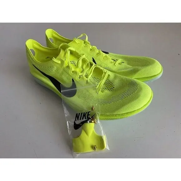 Nike ZoomX  Dragonfly Volt Mint Spikes Racing Shoes DR9922-700 Men’s Sz 14