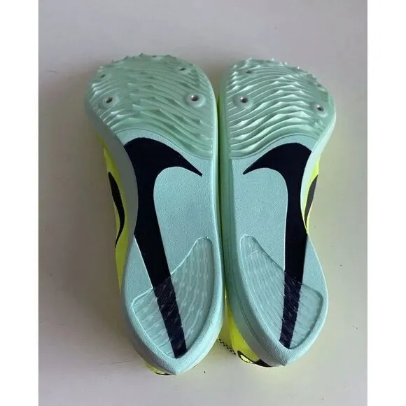 Nike ZoomX  Dragonfly Volt Mint Spikes Racing Shoes DR9922-700 Men’s Sz 14