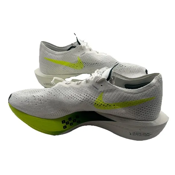 Nike ZoomX Vaporfly Next% 3 Wake Up Running Shoes Mens Size 15 White/Green