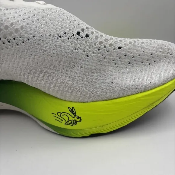 Nike ZoomX Vaporfly Next% 3 Wake Up Running Shoes Mens Size 15 White/Green