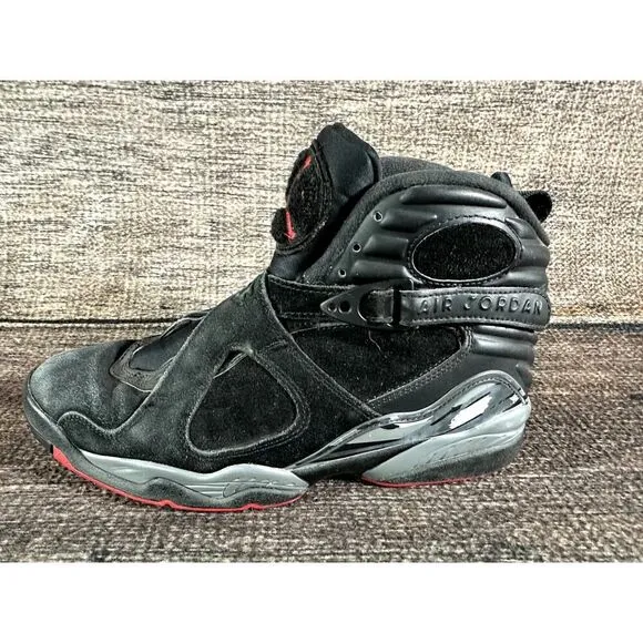 Nike Air Jordan 8 VIII Retro Bred Black Cement 305381-022 Mens Size 9