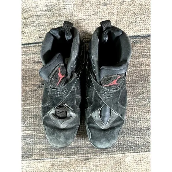 Nike Air Jordan 8 VIII Retro Bred Black Cement 305381-022 Mens Size 9