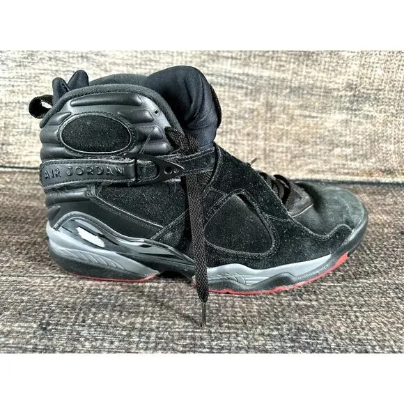 Nike Air Jordan 8 VIII Retro Bred Black Cement 305381-022 Mens Size 9
