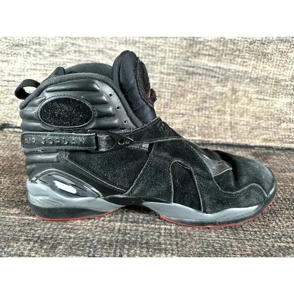 Nike Air Jordan 8 VIII Retro Bred Black Cement 305381-022 Mens Size 9