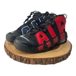 Nike Air More Uptempo '96 GS Retro Shoes Black Red Youth size 4Y / Womens 5.5