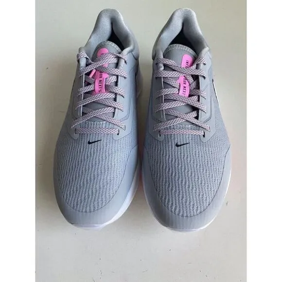 Nike Air Zoom Infinity Tour Next Golf Shoes Wolf Grey Pink DC5221-060 Men’s Sz 9