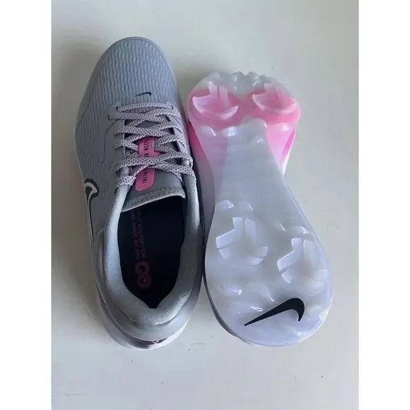 Nike Air Zoom Infinity Tour Next Golf Shoes Wolf Grey Pink DC5221-060 Men’s Sz 9