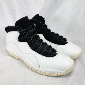 Nike Air Jordan 10 Retro Im Back Shoes 310805-104 White Classic‎ Men's Size 13