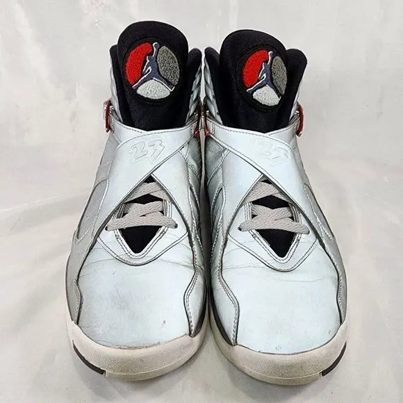 Nike Air Jordan 8 Retro‎ Reflections Of Champion Shoes Silver CL4073-001 Sz 10.5