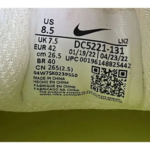 Nike Air Zoom Infinity Tour Next% Golf Shoes Sail Green DC5221-131 Size 8.5