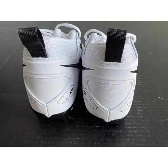 Nike Alpha Menace Pro 3 Panda White Football Cleats CT6649-100 Men’s Size 11.5
