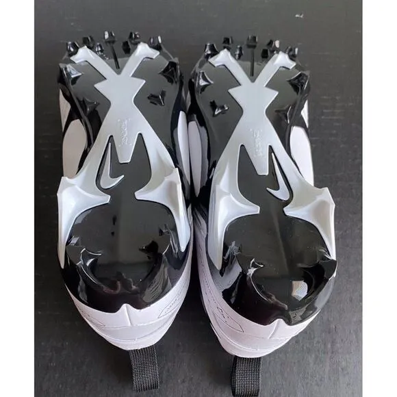 Nike Alpha Menace Pro 3 Panda White Football Cleats CT6649-100 Men’s Size 11.5