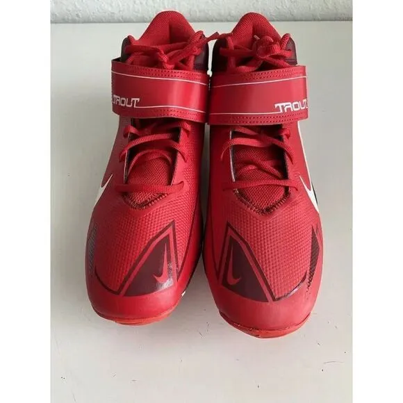 Nike Force trout 8 Keystone Baseball Cleats Men's Size 13 CZ5911-616 Red White
