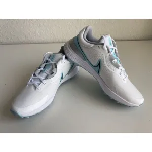 Nike Infinity Pro 2 Golf Shoe White Blue Spikeless DM8449-114 Men’s Sz 9.5 Wide