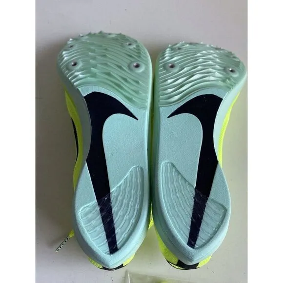 Nike ZoomX  Dragonfly Volt Mint Spikes Racing Shoes DR9922-700 Men’s Sz 12.5