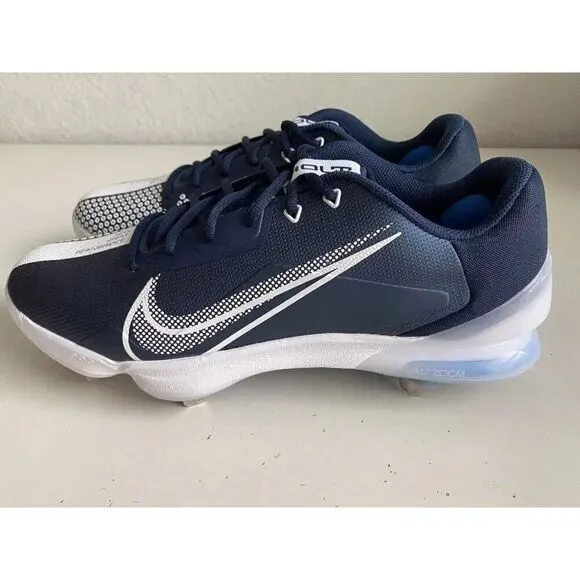 Nikr Force Zoom Trout 7 Low Blue Baseball Metal Cleats CQ7224-403 Men’s Size 13