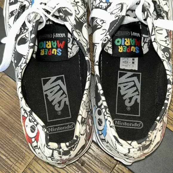 Nintendo x Vans Super Mario Villains Shoes, custom, Men’s 5.5, women’s 7