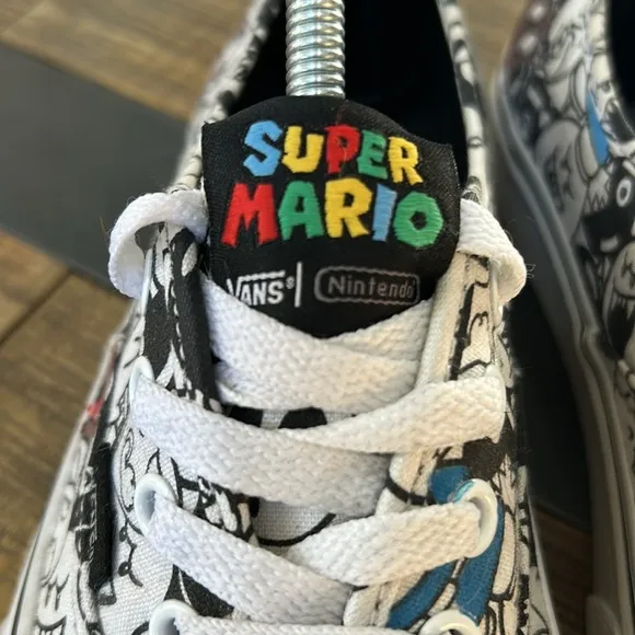 Nintendo x Vans Super Mario Villains Shoes, custom, Men’s 5.5, women’s 7