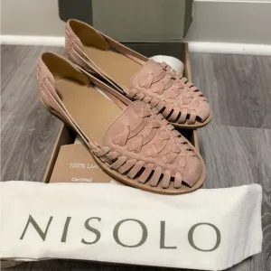 Nisolo Women’s Huarache (Desert Rose Size 7)
