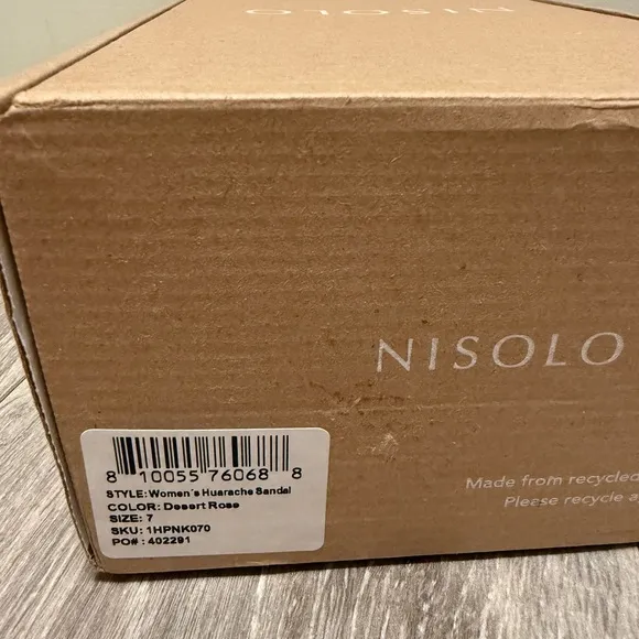 Nisolo Women’s Huarache (Desert Rose Size 7)