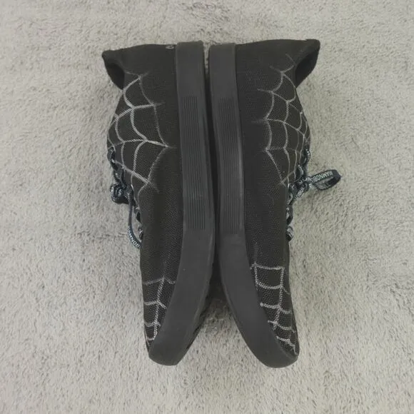 No Bull Trainer Shoes Black Custom Painted‎ Spider Man Web Halloween
