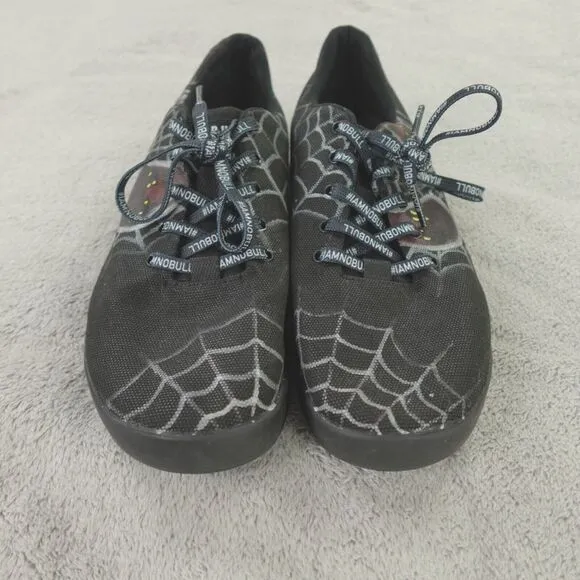 No Bull Trainer Shoes Black Custom Painted‎ Spider Man Web Halloween