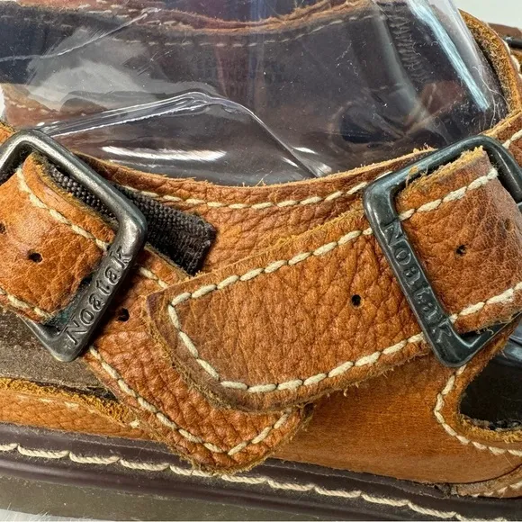Noatak Men’s Leather Chunky Fisherman Boho Adjustable Straps Outdoors Sandals