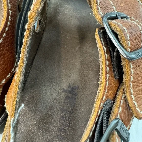 Noatak Men’s Leather Chunky Fisherman Boho Adjustable Straps Outdoors Sandals