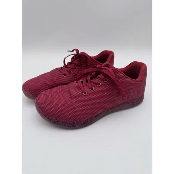 NoBull All Love Red Sneakers Running‎ Shoes Men's 9.5 Women's 11 EUC