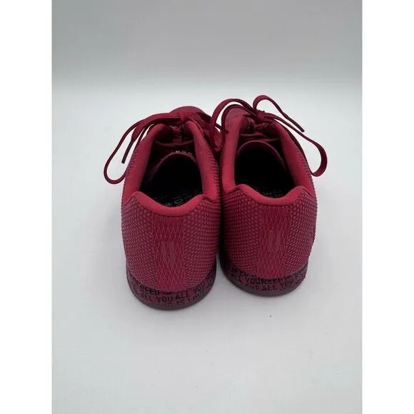 NoBull All Love Red Sneakers Running‎ Shoes Men's 9.5 Women's 11 EUC