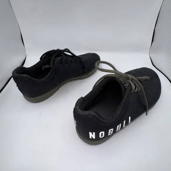 Nobull Shoes Women's 8 Outwork Cross Trainer Black Green Low Top Military