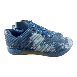 NoBull Unisex SuperFabric Trainer Blue Camo Low Shoes Size Men’s 8 Women…