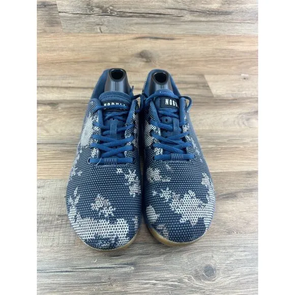 NoBull Unisex SuperFabric Trainer Blue Camo Low Shoes Size Men’s 8 Women…