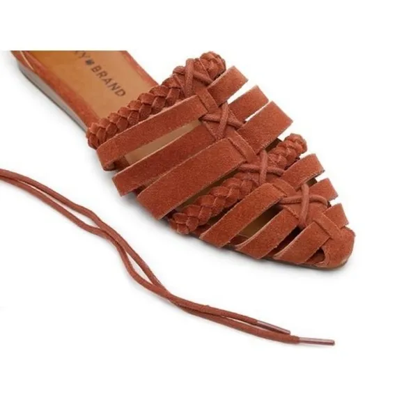 NWOB Lucky Brand Strappy Leather Sandals