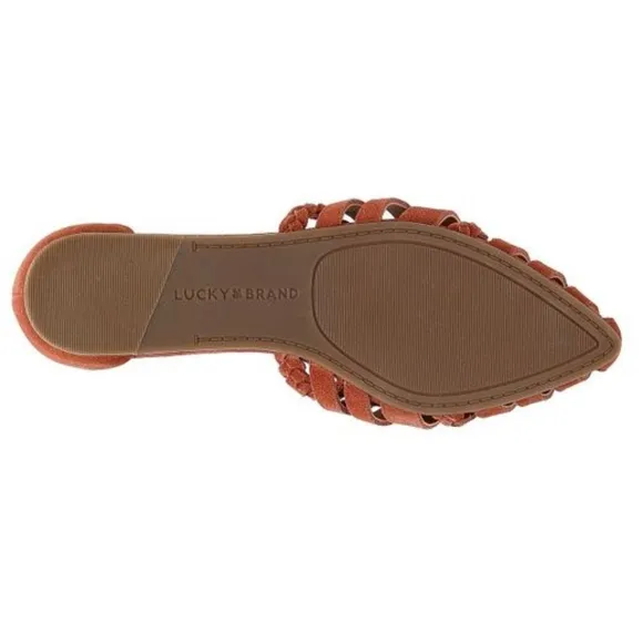 NWOB Lucky Brand Strappy Leather Sandals