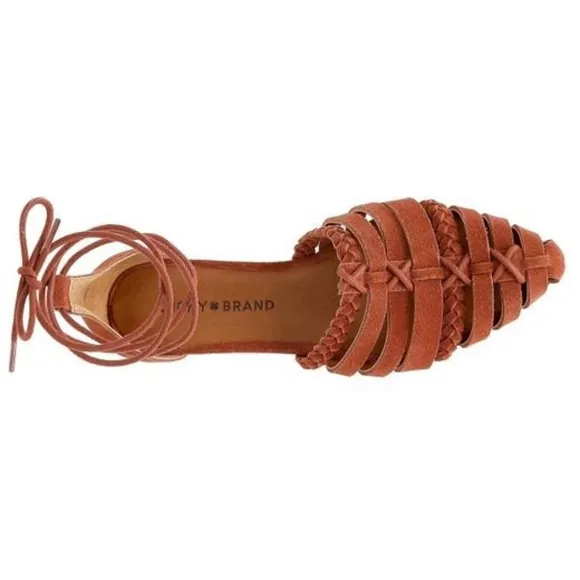 NWOB Lucky Brand Strappy Leather Sandals