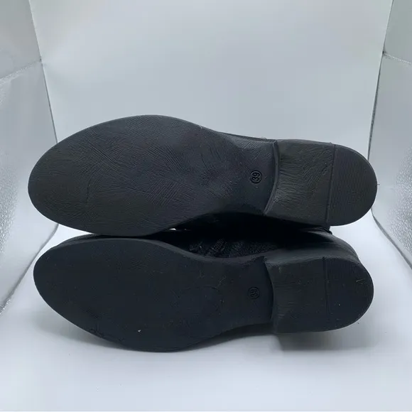 NWOB Miz Mooz Womens Sambuca Leather Laceless Ankle Boots 39 US 8-8.5 black 2706